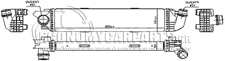 ΨΥΓΕΙΟ INTERCOOLER (ΓΙΑ ΕΚΔΟΣΕΙΣ 1.6 CDTi ΠΕΤΡΕΛΑΙΟ) (ΔΙΑΣΤΑΣΕΙΣ ΚΥΨΕΛΗΣ: 650x161x64mm)