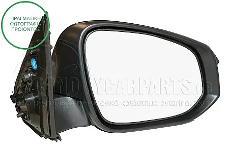 ΚΑΘΡΕΦΤΗΣ ΕΞΩΤΕΡΙΚΟΣ ΗΛΕΚΤΡΙΚΟΣ (ΜΑΥΡΟΣ) (CONVEX GLASS) (Α)