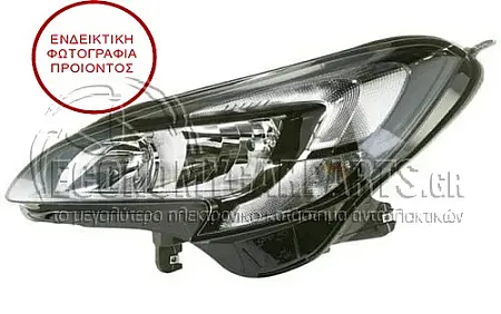 ΦΑΝΑΡΙ ΕΜΠΡΟΣ ΗΛΕΚΤΡΙΚΟ (ΔΕΧΕΤΑΙ ΛΑΜΠΕΣ H7/H7) (ΜΕ ΦΩΣ ΗΜΕΡΑΣ LED) (HELLA)