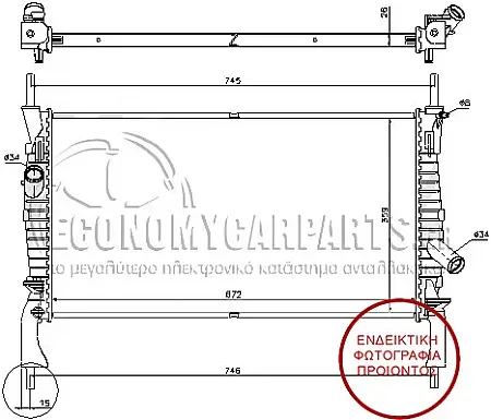 ΨΥΓEIO 2.2-2.3TDCI-2.4i16V(67*38)(ΓΝΗΣΙΟ)X A/C