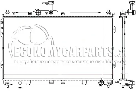 ΨΥΓΕΙΟ ΝΕΡΟΥ 2.4i 16v ΒΕΝΖΙΝΗ-2.5 TDCi ΠΕΤΡΕΛΑΙΟ (ΓΙΑ ΕΚΔΟΣΕΙΣ ΜΕ ΑΥΤΟΜΑΤΟ ΚΙΒΩΤΙΟ ΤΑΧΥΤΗΤΩΝ) (435x775x16)