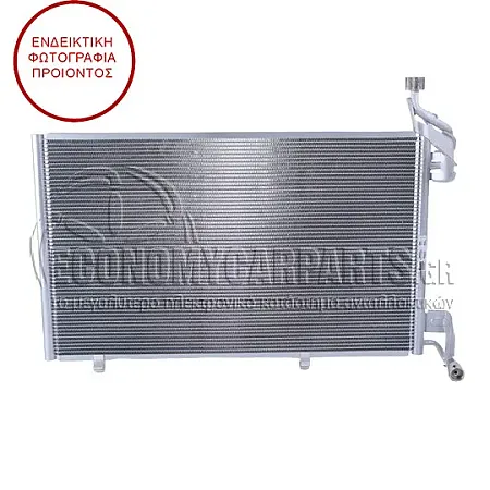 ΨΥΓΕΙΟ A/C (ΓΙΑ ΕΚΔΟΣΕΙΣ 1.6 EcoBoost ΒΕΝΖΙΝΗ) (ΔΙΑΣΤΑΣΕΙΣ ΚΥΨΕΛΗΣ: 620x350x16) (ΔΙΑΜΕΤΡΟΣ ΠΑΡΟΧΩΝ: 22/18mm)