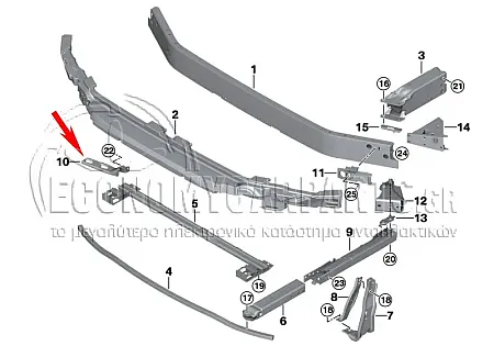 ΒΑΣΗ ΣΤΗΡΙΞΗΣ ΔΟΧΕΙΟΥ ΝΕΡΟΥ ΥΑΛΟΚΑΘΑΡΙΣΤΗΡΩΝ (ΑΛΟΥΜΙΝΙΟ)