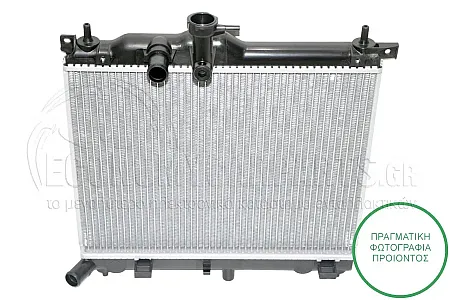ΨΥΓΕΙΟ ΝΕΡΟΥ (ΓΙΑ ΕΚΔΟΣΕΙΣ 1.1i 12V ΒΕΝΖΙΝΗ - 1.1 CRDi ΠΕΤΡΕΛΑΙΟ) (ΓΙΑ ΟΧΗΜΑΤΑ ΜΕ MΗΧΑΝΙΚΟ ΚΙΒΩΤΙΟ ΤΑΧΥΤΗΤΩΝ) (ΔΙΑΣΤΑΣΕΙΣ ΚΥΨΕΛΗΣ: 44.5x35cm)