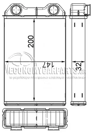 ΨΥΓΕΙΟ ΚΑΛΟΡΙΦΕΡ (ΔΙΑΣΤΑΣΕΙΣ ΚΥΨΕΛΗΣ: 200x145x32mm) (BEHR ALTERNATIVE)