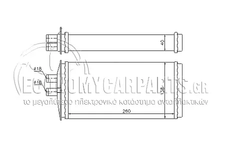 ΨΥΓΕΙΟ ΚΑΛΟΡΙΦΕΡ (ΔΙΑΣΤΑΣΕΙΣ ΚΥΨΕΛΗΣ: 260x140x40mm)