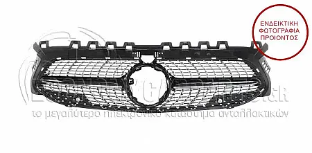 ΜΑΣΚΑ (ΜΑΥΡΗ) (ΜΕ ΔΙΑΚΟΣΜΗΤΙΚΟ ΑΣΗΜΙ) (ΜΕ ΘΕΣΕΙΣ ΓΙΑ PDS ΚΑΙ ΚΑΜΕΡΑ) (ΓΙΑ ΕΚΔΟΣΕΙΣ AMG)