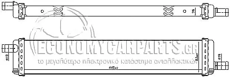ΨΥΓΕΙΟ ΝΕΡΟΥ ΒΟΗΘΗΤΙΚΟ (ΓΙΑ ΕΚΔΟΣΕΙΣ 1.5 dCi ΠΕΤΡΕΛΑΙΟ) (ΔΙΑΣΤΑΣΕΙΣ ΚΥΨΕΛΗΣ: 447x83mm)