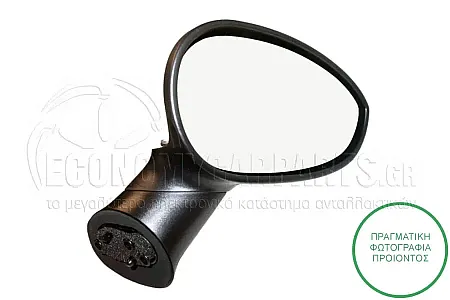 ΚΑΘΡΕΦΤΗΣ ΕΞΩΤΕΡΙΚΟΣ ΗΛΕΚΤΡΙΚΟΣ ΘΕΡΜΑΙΝΟΜΕΝΟΣ (ΜΑΥΡΟΣ) (ΜΕ ΑΙΣΘΗΤΗΡΑ ΘΕΡΜΟΚΡΑΣΙΑΣ) (CONVEX GLASS) (Α)