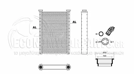 ΨΥΓΕΙΟ ΚΑΛΟΡΙΦΕΡ (BR) (ΔΙΑΣΤΑΣΕΙΣ ΚΥΨΕΛΗΣ: 135x245x26mm)