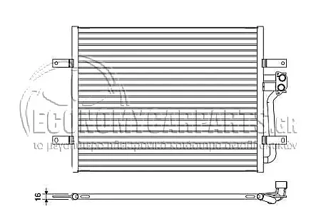 ΨΥΓΕΙΟ A/C (ΓΙΑ ΕΚΔΟΣΕΙΣ ELECTRIC) (ΔΙΑΣΤΑΣΕΙΣ ΚΥΨΕΛΗΣ: 580x441mm)