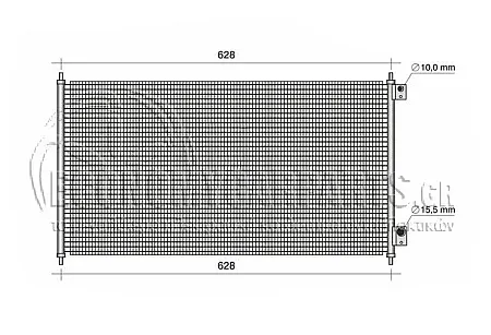 ΨΥΓΕΙΟ A/C (ΓΙΑ ΕΚΔΟΣΕΙΣ 1.4i-1.6i-1.7i ΒΕΝΖΙΝΗ) (ΔΙΑΣΤΑΣΕΙΣ ΚΥΨΕΛΗΣ: 612x339x16mm)