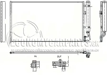 ΨΥΓΕΙΟ A/C (ΔΙΑΣΤΑΣΕΙΣ ΚΥΨΕΛΗΣ: 890x477x16mm)
