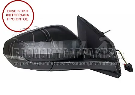 ΚΑΘΡΕΦΤΗΣ ΕΞΩΤΕΡΙΚΟΣ ΜΗΧΑΝΙΚΟΣ ΜΕ ΝΤΙΖΕΣ (ΜΑΥΡΟΣ) (ΜΕ ΦΛΑΣ) (CONVEX GLASS) (A)