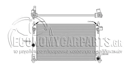ΨΥΓΕΙΟ ΝΕΡΟΥ (ΓΙΑ ΕΚΔΟΣΕΙΣ 1.6-2.0 VVTI ΒΕΝΖΙΝΗ) (ΓΙΑ ΟΧΗΜΑΤΑ ΜΕ ΑΥΤΟΜΑΤΟ ΚΙΒΩΤΙΟ ΤΑΧΥΤΗΤΩΝ) (ΔΙΑΣΤΑΣΕΙΣ ΚΥΨΕΛΗΣ: 600x375mm) (KOYO)