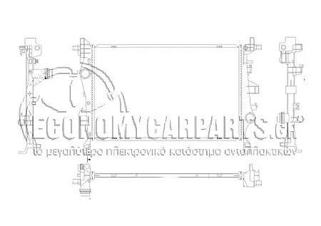 ΨΥΓΕΙΟ ΝΕΡΟΥ (ΓΙΑ ΕΚΔΟΣΕΙΣ 1.6 ΠΕΤΡΕΛΑΙΟ) (ΔΙΑΣΤΑΣΕΙΣ ΚΥΨΕΛΗΣ: 620x396x26mm)