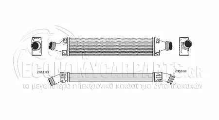 ΨΥΓΕΙΟ INTERCOOLER (ΓΙΑ ΕΚΔΟΣΕΙΣ 3.0TDI ΠΕΤΡΕΛΑΙΟ) (ΔΙΑΣΤΑΣΕΙΣ ΚΥΨΕΛΗΣ: 720x144x80mm)