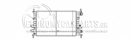 ΨΥΓΕΙΟ A/C (ΓΙΑ ΕΚΔΟΣΕΙΣ 1.2 BENZINH - 1.5-1.6 ΠΕΤΡΕΛΑΙΟ - ELECTRIC) (ΔΙΑΣΤΑΣΕΙΣ ΚΥΨΕΛΗΣ: 568x352x16mm) (NISSENS)