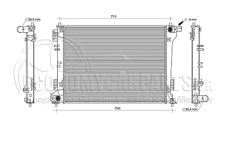 ΨΥΓΕΙΟ A/C (ΓΙΑ ΕΚΔΟΣΕΙΣ 1.6GDI 99Kw-2.0MPi ΒΕΝΖΙΝΗ) (ΔΙΑΣΤΑΣΕΙΣ ΚΥΨΕΛΗΣ: 655x370x16mm) (ΓΙΑ ΟΧΗΜΑΤΑ ΚΑΤΑΣΚΕΥΑΣΜΕΝΑ ΣΤΗ ΤΣΕΧΙΑ) (KOYO)