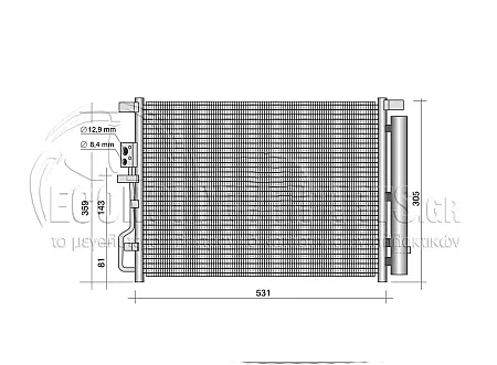 ΨΥΓΕΙΟ A/C (ΓΙΑ ΕΚΔΟΣΕΙΣ 1.6GDI 99Kw-2.0MPi ΒΕΝΖΙΝΗ) (ΔΙΑΣΤΑΣΕΙΣ ΚΥΨΕΛΗΣ: 655x370x16mm) (ΓΙΑ ΟΧΗΜΑΤΑ ΚΑΤΑΣΚΕΥΑΣΜΕΝΑ ΣΤΗ ΤΣΕΧΙΑ) (KOYO)
