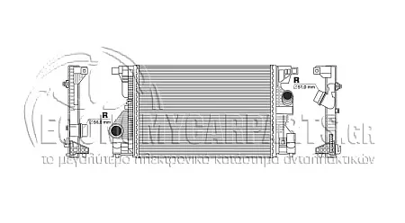 ΨΥΓΕΙΟ INTERCOOLER (ΓΙΑ ΕΚΔΟΣΕΙΣ 1.3 ΒΕΝΖΙΝΗ HYBRID) (ΔΙΑΣΤΑΣΕΙΣ ΚΥΨΕΛΗΣ: 634x427x30mm) (NISSENS)