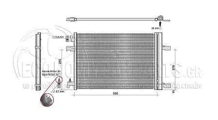 ΨΥΓΕΙΟ A/C  (ΓΙΑ ΟΛΕΣ ΤΙΣ ΕΚΔΟΣΕΙΣ BENZΙΝΗ - ΠΕΤΡΕΛΑΙΟ) (ΔΙΑΣΤΑΣΕΙΣ ΚΥΨΕΛΗΣ: 520x390x16mm) (KOYO)