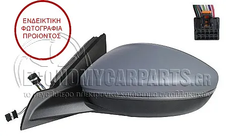 ΚΑΘΡΕΦΤΗΣ ΕΞΩΤΕΡΙΚΟΣ ΗΛΕΚΤΡΙΚΟΣ ΘΕΡΜΑΙΝΟΜΕΝΟΣ ΒΑΦΟΜΕΝΟΣ (ΗΛΕΚΤΡΙΚΑ ΑΝΑΚΛΕΙΝΟΜΕΝΟΣ) (ΜΕ ΦΛΑΣ LED ΚΑΙ ΦΩΣ ΑΣΦΑΛΕΙΑΣ LED) (ΜΕ ΣΥΣΤΗΜΑ BLIS) (12pin) (CONVEX GLASS)