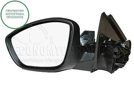 ΚΑΘΡΕΦΤΗΣ ΕΞΩΤΕΡΙΚΟΣ ΗΛΕΚΤΡΙΚΟΣ ΘΕΡΜΑΙΝΟΜΕΝΟΣ ΒΑΦΟΜΕΝΟΣ (ΗΛΕΚΤΡΙΚΑ ΑΝΑΚΛΕΙΝΟΜΕΝΟΣ) (ΜΕ ΦΛΑΣ LED ΚΑΙ ΦΩΣ ΑΣΦΑΛΕΙΑΣ LED) (10pin) (CONVEX GLASS)
