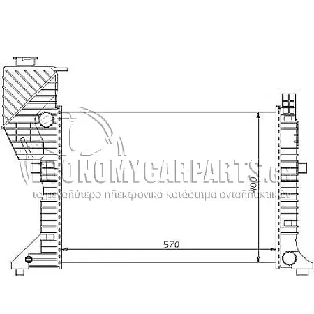 ΨΥΓΕΙΟ (ΓΙΑ ΕΚΔΟΣΕΙΣ ΧΩΡΙΣ A/C) (ΓΙΑ ΟΧΗΜΑΤΑ ΜΕ ΜΗΧΑΧΝΙΚΟ ΚΙΒΩΤΙΟ ΤΑΧΥΤΗΤΩΝ) (ΔΙΑΣΤΑΣΕΙΣ ΚΥΨΕΛΗΣ: 57x40cm) 1995-2000
