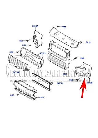 ΑΕΡΑΓΩΓΟΣ ΨΥΓΕΙΟΥ INTERCOOLER ΕΣΩΤΕΡΙΚΟΣ