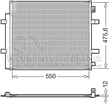ΨΥΓΕΙΟ A/C (ΔΙΑΣΤΑΣΕΙΣ ΚΥΨΕΛΗΣ: 582x474mm)