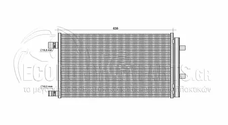 ΨΥΓΕΙΟ A/C (ΓΙΑ ΕΚΔΟΣΕΙΣ: 1.5 DCI ΠΕΤΡΕΛΑΙΟ) (ΔΙΑΣΤΑΣΕΙΣ ΚΥΨΕΛΗΣ: 628x359x12mm)