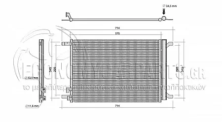 ΨΥΓΕΙΟ A/C (ΓΙΑ ΟΛΕΣ ΤΙΣ ΕΚΔΟΣΕΙΣ ΒΕΝΖΙΝΗ - ΠΕΤΡΕΛΑΙΟ) (ΔΙΑΣΤΑΣΕΙΣ ΚΥΨΕΛΗΣ: 540x390x16mm) (KOYO)