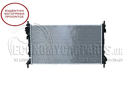 ΨΥΓΕΙΟ ΝΕΡΟΥ (ΓΙΑ ΕΚΔΟΣΕΙΣ: 1.8 ΒΕΝΖΙΝΗ - 1.8 TDCI ΠΕΤΡΕΛΑΙΟ) (ΔΙΑΣΤΑΣΕΙΣ ΚΥΨΕΛΗΣ: 700x385mm) (ΜΕ ΠΑΡOXH ΛΟΞΗ) (KOYO)