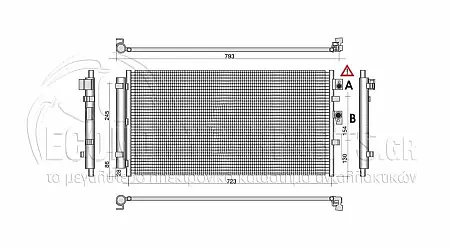 ΨΥΓΕΙΟ A/C (ΓΙΑ ΟΛΕΣ ΤΙΣ ΕΚΔΟΣΕΙΣ ΒΕΝΖΙΝΗ - ΠΕΤΡΕΛΑΙΟ) (ΔΙΑΣΤΑΣΕΙΣ ΚΥΨΕΛΗΣ: 690x375x12mm)