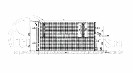 ΨΥΓΕΙΟ A/C (ΓΙΑ ΟΛΕΣ ΤΙΣ ΕΚΔΟΣΕΙΣ ΒΕΝΖΙΝΗ - ΠΕΤΡΕΛΑΙΟ) (ΔΙΑΣΤΑΣΕΙΣ ΚΥΨΕΛΗΣ: 625x330x16mm) (KOYO)