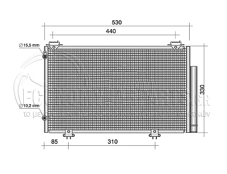 ΨΥΓΕΙΟ A/C (ΔΙΑΣΤΑΣΕΙΣ ΚΥΨΕΛΗΣ: 495x310mm)