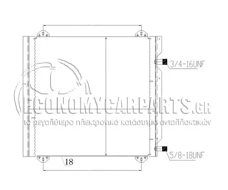 ΨΥΓΕΙΟ A/C (ΔΙΑΣΤΑΣΕΙΣ ΚΥΨΕΛΗΣ: 380x390mm)