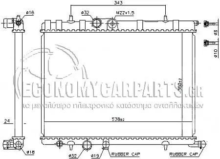 ΨΥΓΕΙΟ 1.8-2.0i16V-2.0HDi(38*56*2.7)ΜΕ & ΧΩΡΙΣ AC