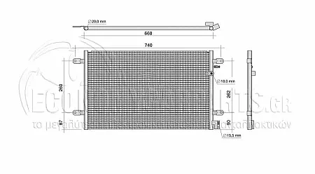 ΨΥΓΕΙΟ A/C (ΓΙΑ ΟΛΕΣ ΤΙΣ ΕΚΔΟΣΕΙΣ ΒΕΝΖΙΝΗ - ΠΕΤΡΕΛΑΙΟ) (ΔΙΑΣΤΑΣΕΙΣ ΚΥΨΕΛΗΣ: 62.7x39x1.6cm)