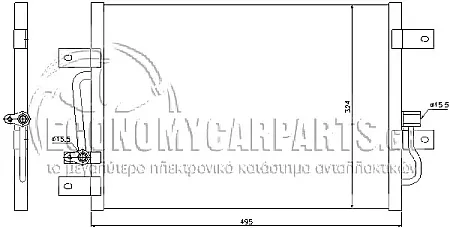 ΨΥΓΕΙΟ A/C (ΓΙΑ ΕΚΔΟΣΕΙΣ 1.7 TD-1.9 D ΠΕΤΡΕΛΑΙΟ) (ΔΙΑΣΤΑΣΕΙΣ ΚΥΨΕΛΗΣ: 48x35x25cm)