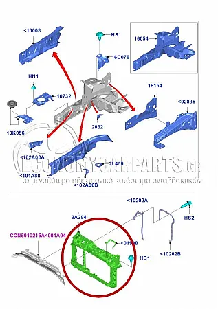 ΜΕΤΩΠΗ ΕΜΠΡΟΣ (ΓΙΑ ΕΚΔΟΣΕΙΣ 1.0 ECOBOOST ΒΕΝΖΙΝΗ) (74/92/103kw)-(ΓΙΑ ΕΚΔΟΣΕΙΣ 1.5TDCI ΠΕΤΡΕΛΑΙΟ) (70kw)/(ΓΙΑ ΕΚΔΟΣΕΙΣ 1.6TDCI ΠΕΤΡΕΛΑΙΟ) (66/70/71kw)