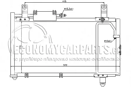 ΨΥΓΕΙΟ A/C (ΓΙΑ ΟΛΕΣ ΤΙΣ ΕΚΔΟΣΕΙΣ BENZΙΝΗ) (ΔΙΑΣΤΑΣΕΙΣ ΚΥΨΕΛΗΣ: 52.5x29x1.9cm)