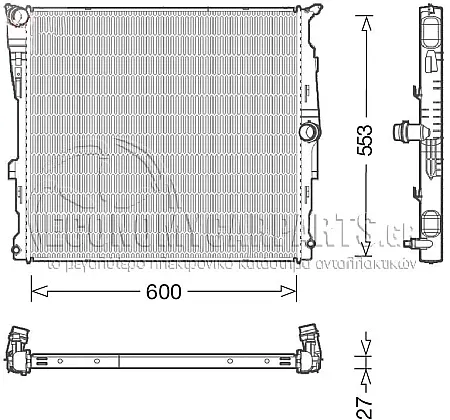 ΨΥΓΕΙΟ A/C 2,0-3,0 16VTURBO - 2,0-3,0 TD (58x38)