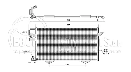 ΨΥΓΕΙΟ A/C (61*34.5) 1.9TD-1.9TDi