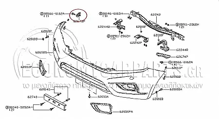 ΒΑΣΗ ΠΡΟΦΥΛΑΚΤΗΡΑ ΕΜΠΡΟΣ (ΓΙΑ ΕΚΔΟΣΕΙΣ 4WD)