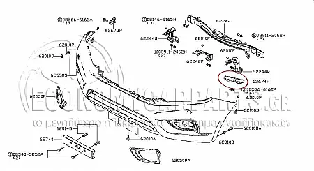 ΒΑΣΗ ΠΡΟΦΥΛΑΚΤΗΡΑ ΕΜΠΡΟΣ (ΓΙΑ ΕΚΔΟΣΕΙΣ 4WD)