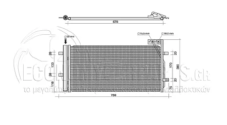 ΨΥΓΕΙΟ A/C 2.0TFSi-2.0TDi (62,5x32,5x1,6