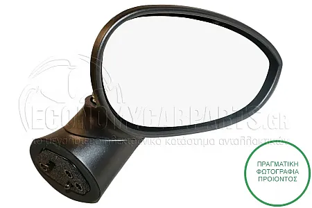 ΚΑΘΡΕΦΤΗΣ ΕΞΩΤΕΡΙΚΟΣ ΗΛΕΚΤΡΙΚΟΣ (ΜΑΥΡΟΣ) (CONVEX GLASS)