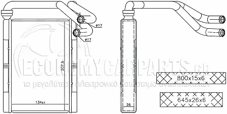 ΨΥΓΕΙΟ ΚΑΛΟΡΙΦΕΡ (ΔΙΑΣΤΑΣΕΙΣ ΚΥΨΕΛΗΣ: 134x208x26mm) (ΜΕ ΣΓΟΥΡΗ ΚΥΨΕΛΗ)